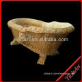 Hand Carved Natural Marble Bathtub (YL-Y011)